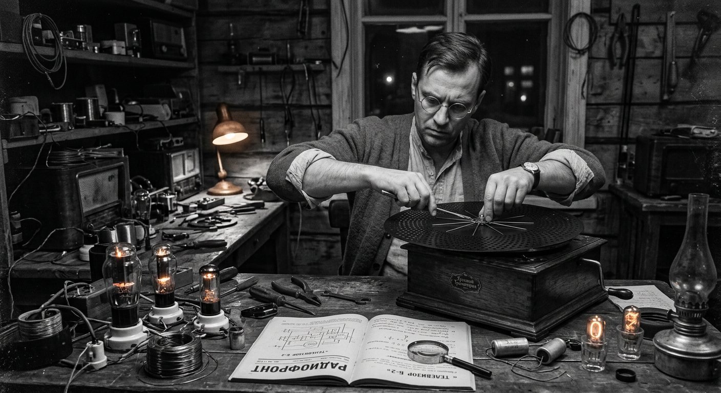 Сборка телевизора из патефона 1933